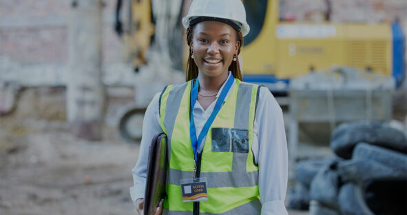 Woman in Constructing