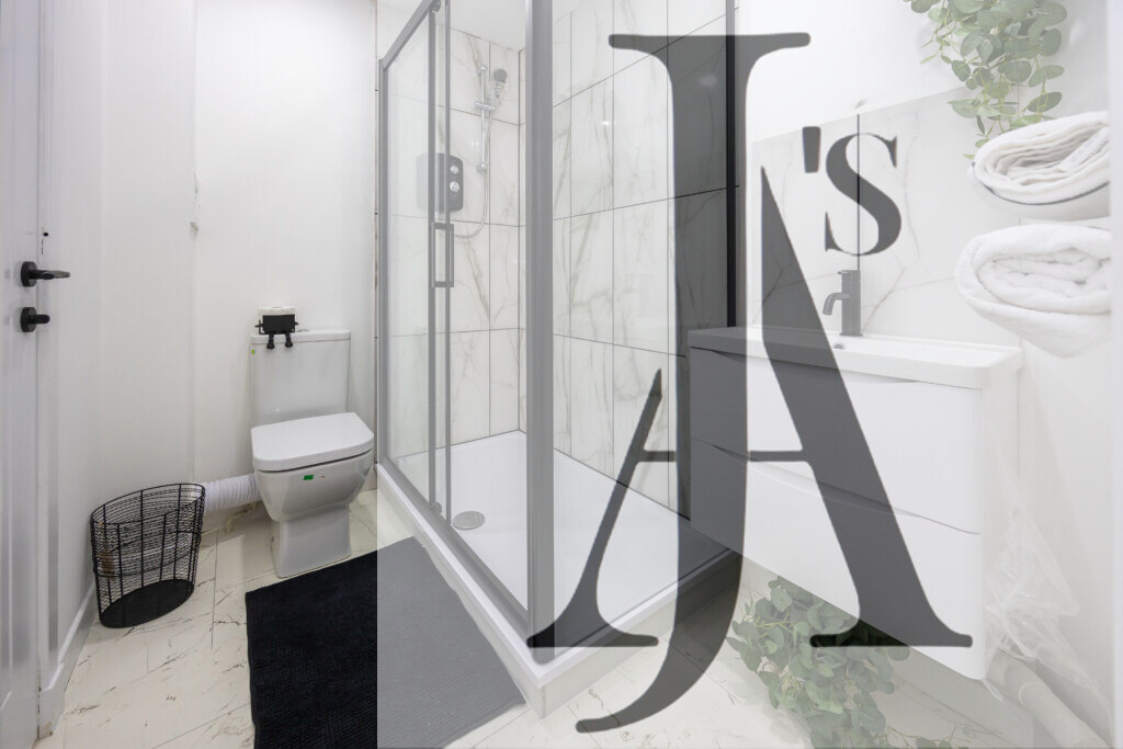 bathroom area with full view